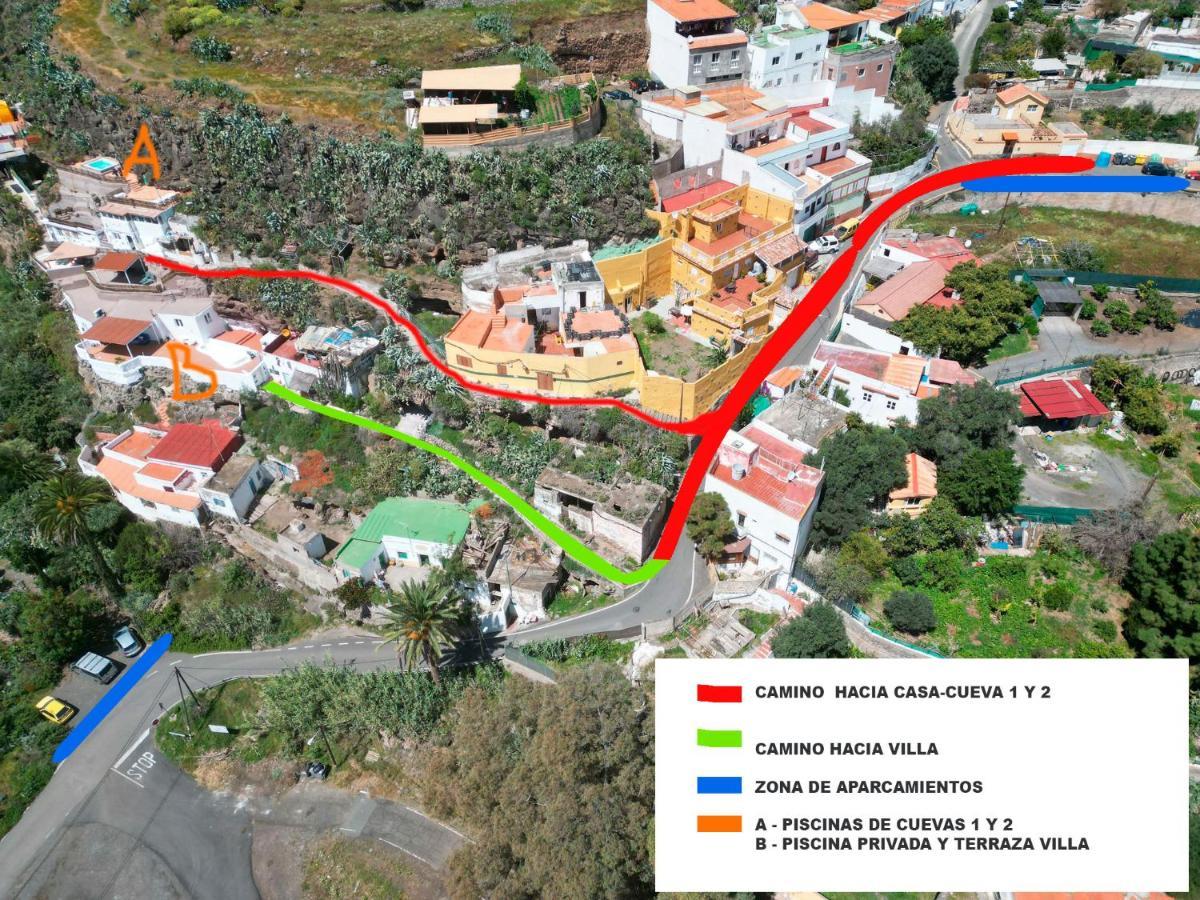 Vila Casas Cuevas Tecen Valsequillo Exteriér fotografie